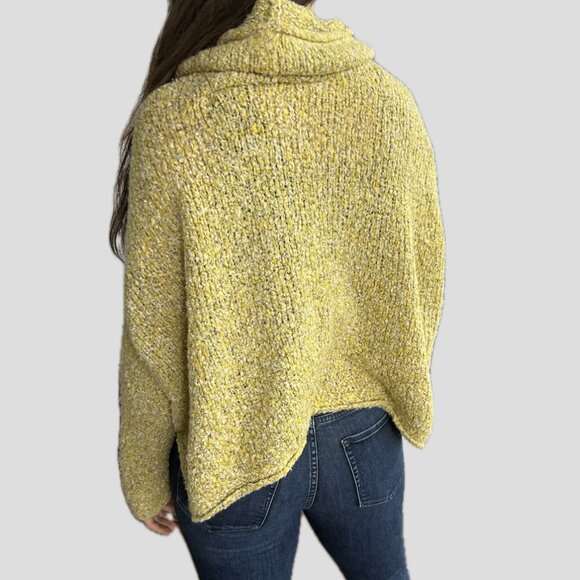 Free People slouchy sweater high low top - Picture 2 of 5